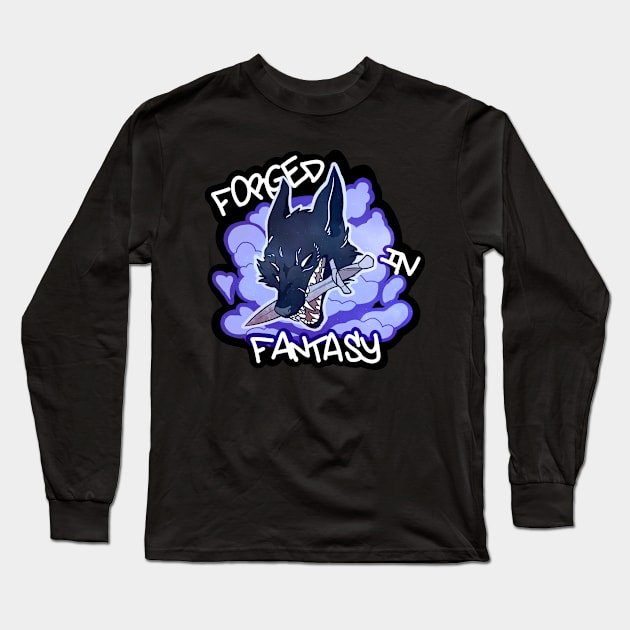 Forged in Fantasy Long Sleeve T-Shirt by InfiniteArtist